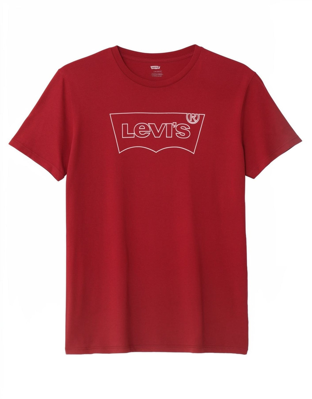 Levi's Herre grafisk T-shirt Top Stor rød bomuld
