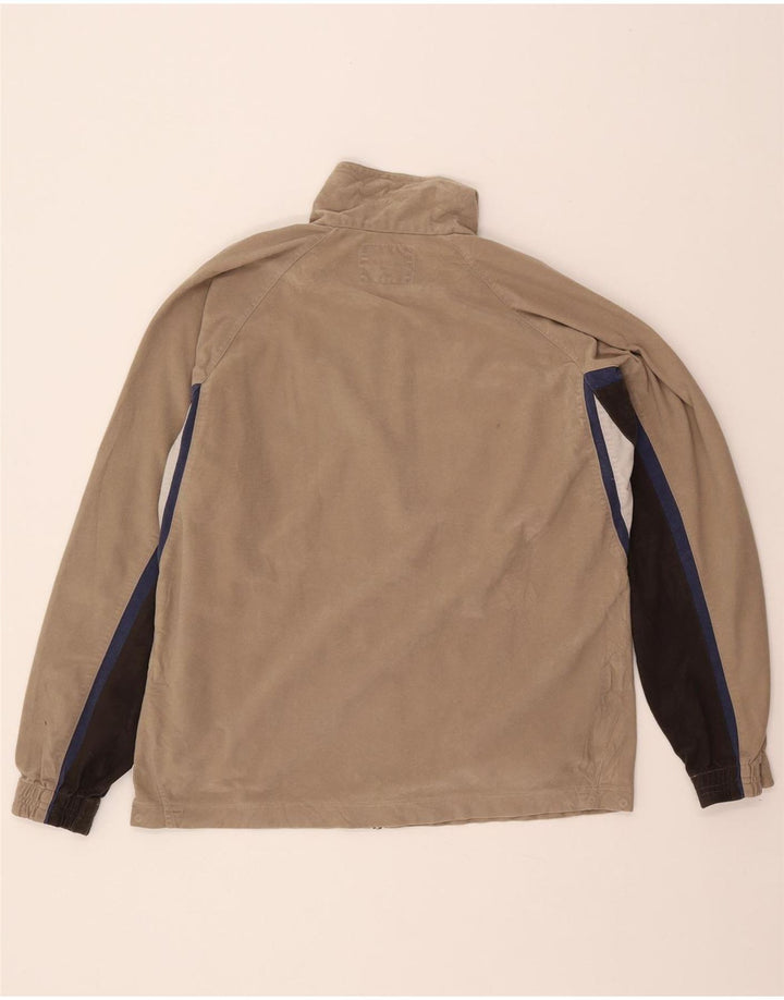Diadora Træningsdragt til mænd Topjakke UK 38 Medium Beige Colourblock Polyester