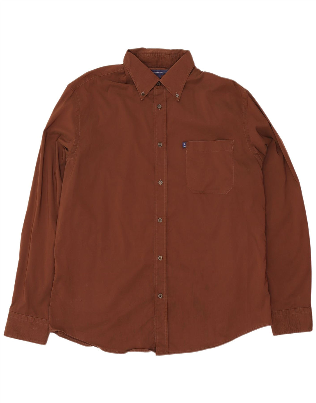 Trussardi herreskjorte XL brun bomuld