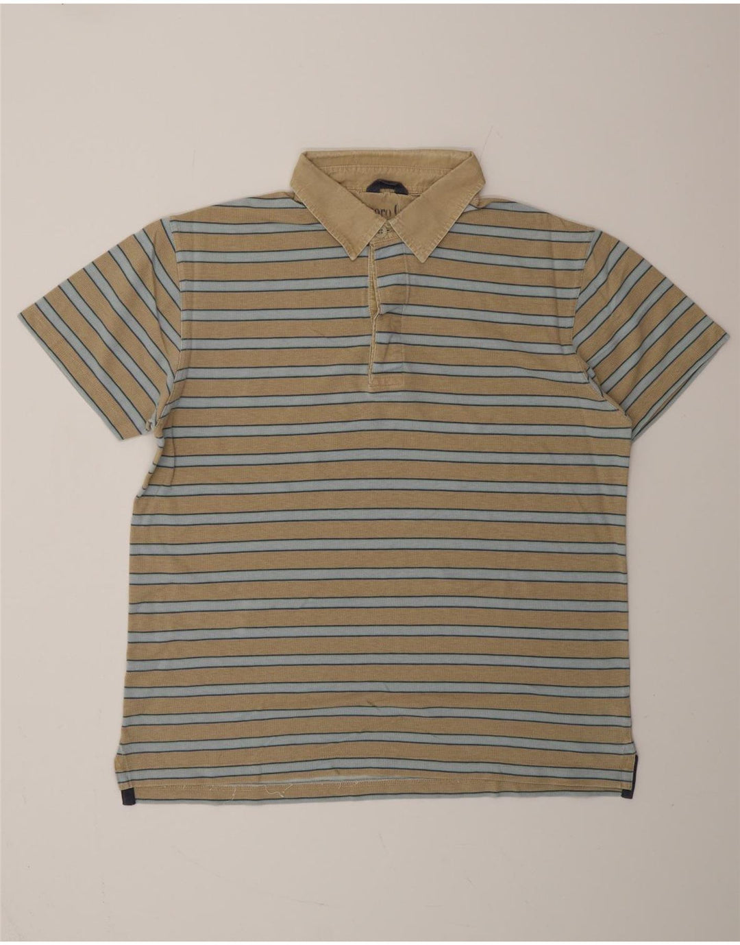 MARLBORO CLASSICS Poloshirt til mænd, stor beige stribet