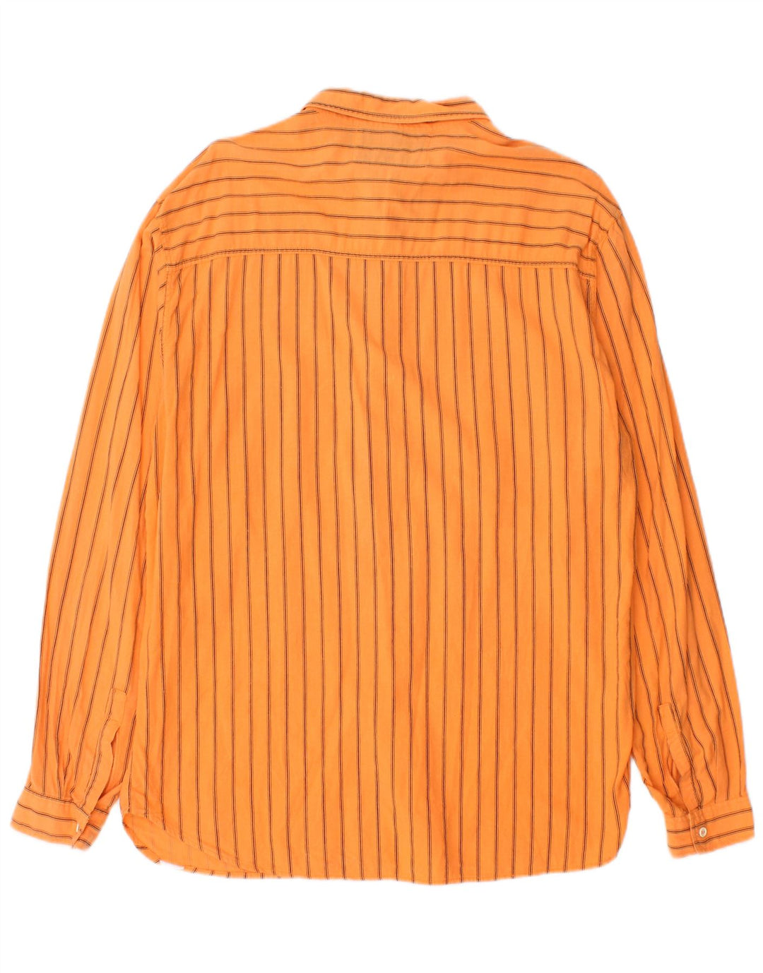 Vintage herreskjorte stor orange nålestribe