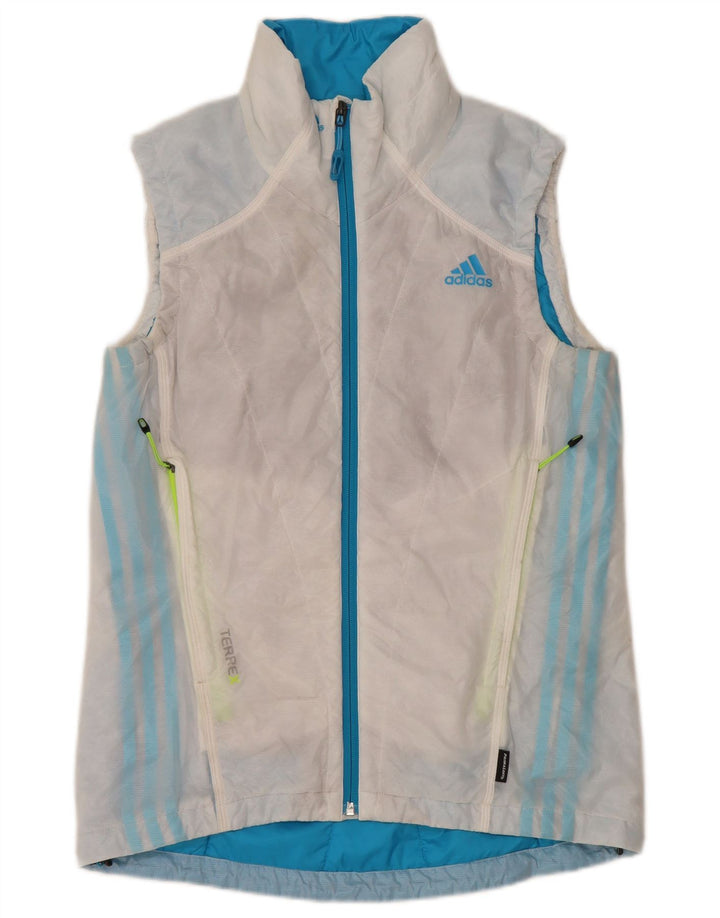 Adidas Womens Terrex Polstret Gilet UK 12 Medium White Polyester