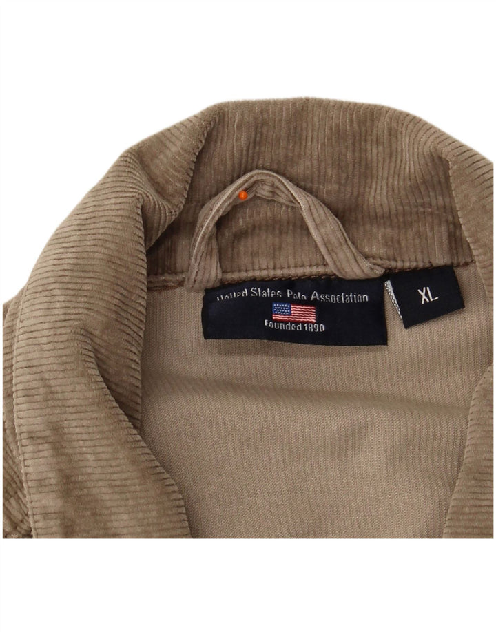 U.S. POLO ASSN. Herre fløjlsjakke UK 42 XL Beige