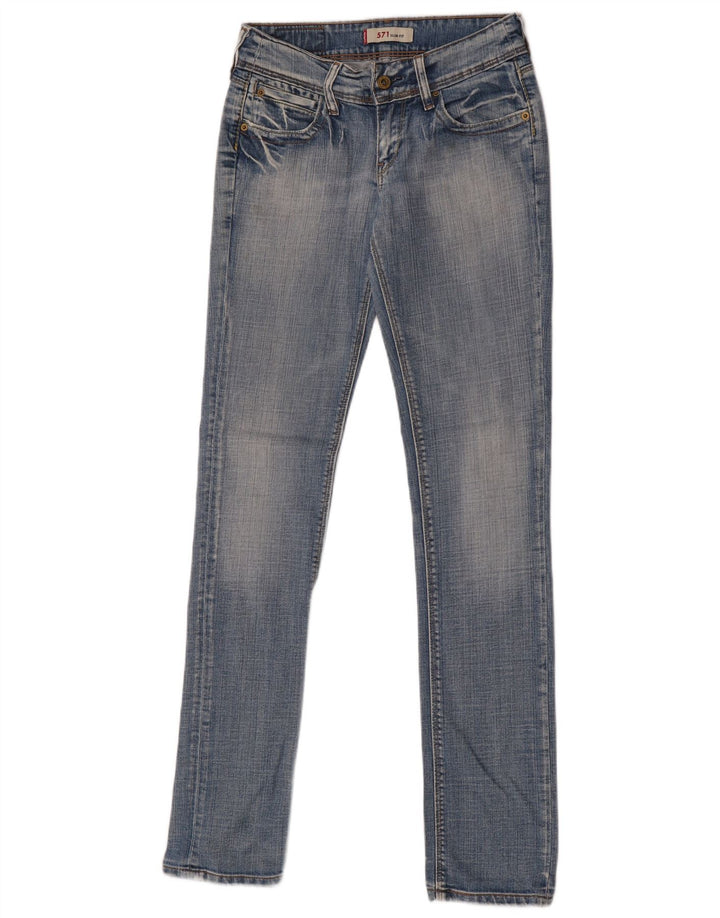 Levi's Dame 571 Slim Jeans med lav talje W26 L34 Blå