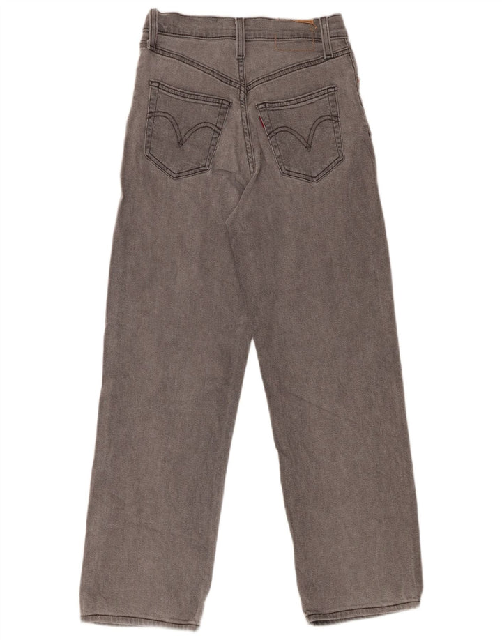 LEVI'S Dame Jeans med høj talje og brede ben W24 L27 Grå