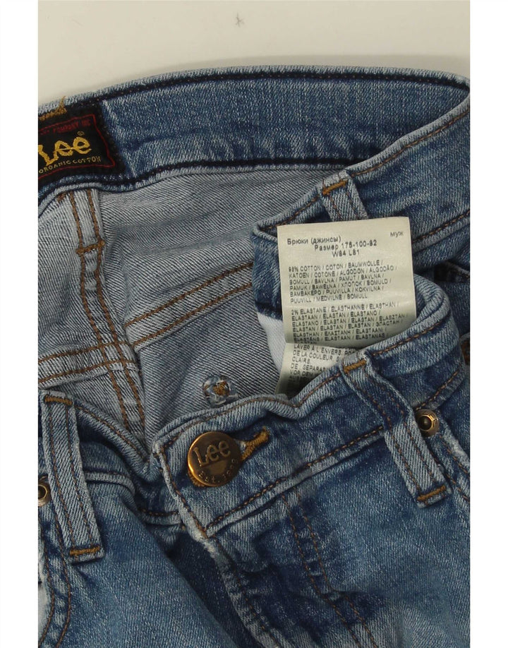 Lee Dame Luke Slim Jeans W33 L32 Blå Bomuld