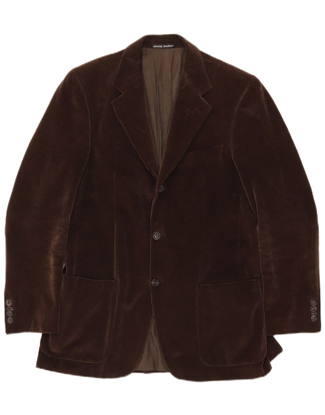 Velluto Duca Visconti Herre 3-knaps blazerjakke IT 48 Medium Brun