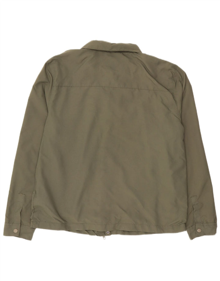 FRENCH CONNECTION Mens Utility Jacket UK 42 XL Khaki Polyamide