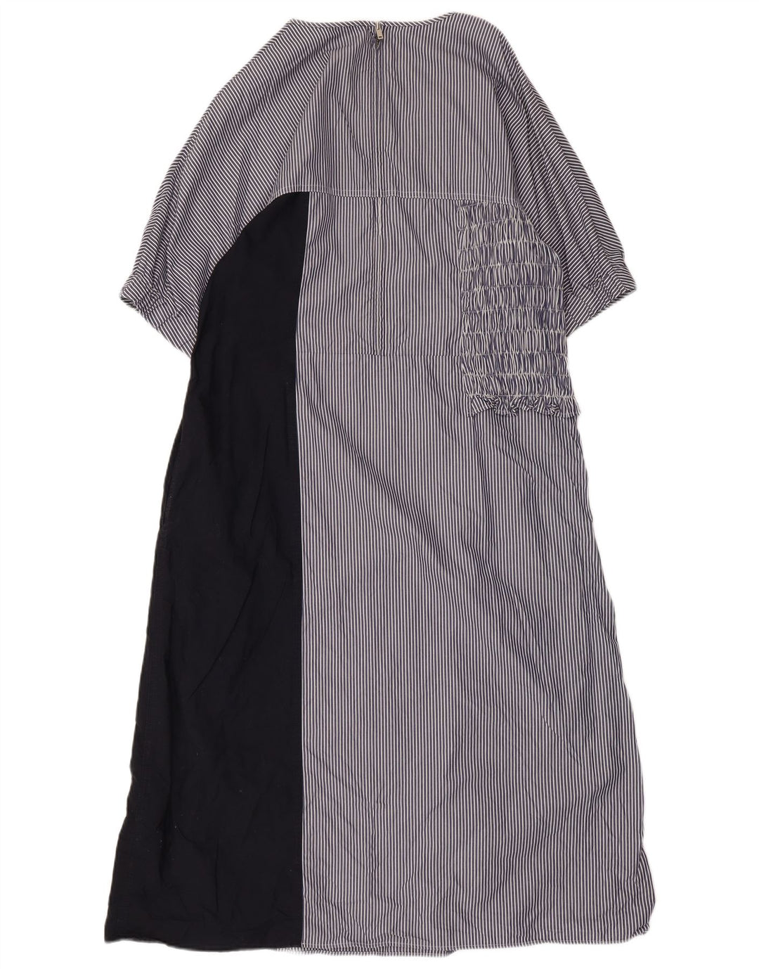 COS Dame Maxikjole EU 44 XL Marineblå Nålestribet bomuld