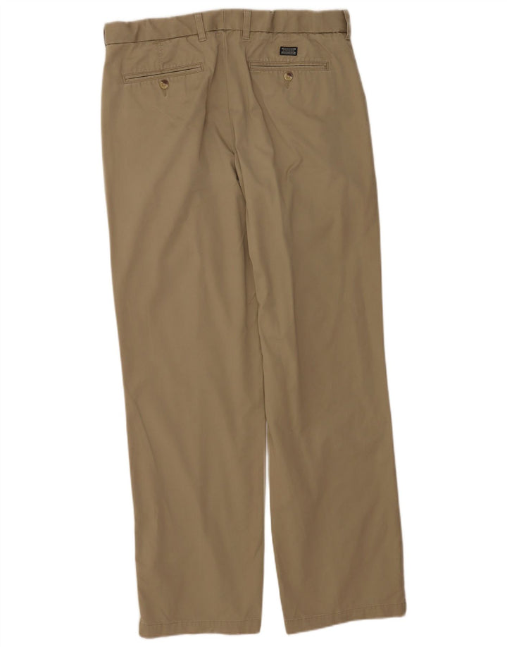 Marks & Spencer Herre Pegged Suit Bukser W36 L33 Beige Bomuld