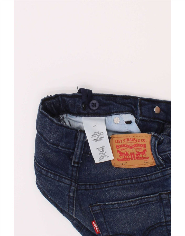 Levi's Boys 511 Slim Jeans 3-4 år W20 L18 Blå Bomuld
