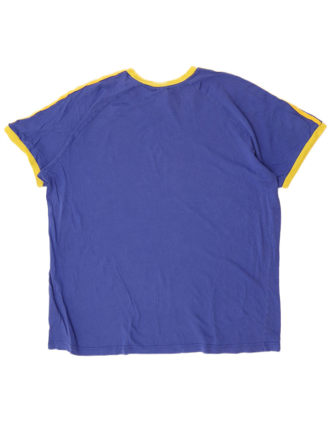Adidas Herre T-Shirt Top 2XL Blå Bomuld