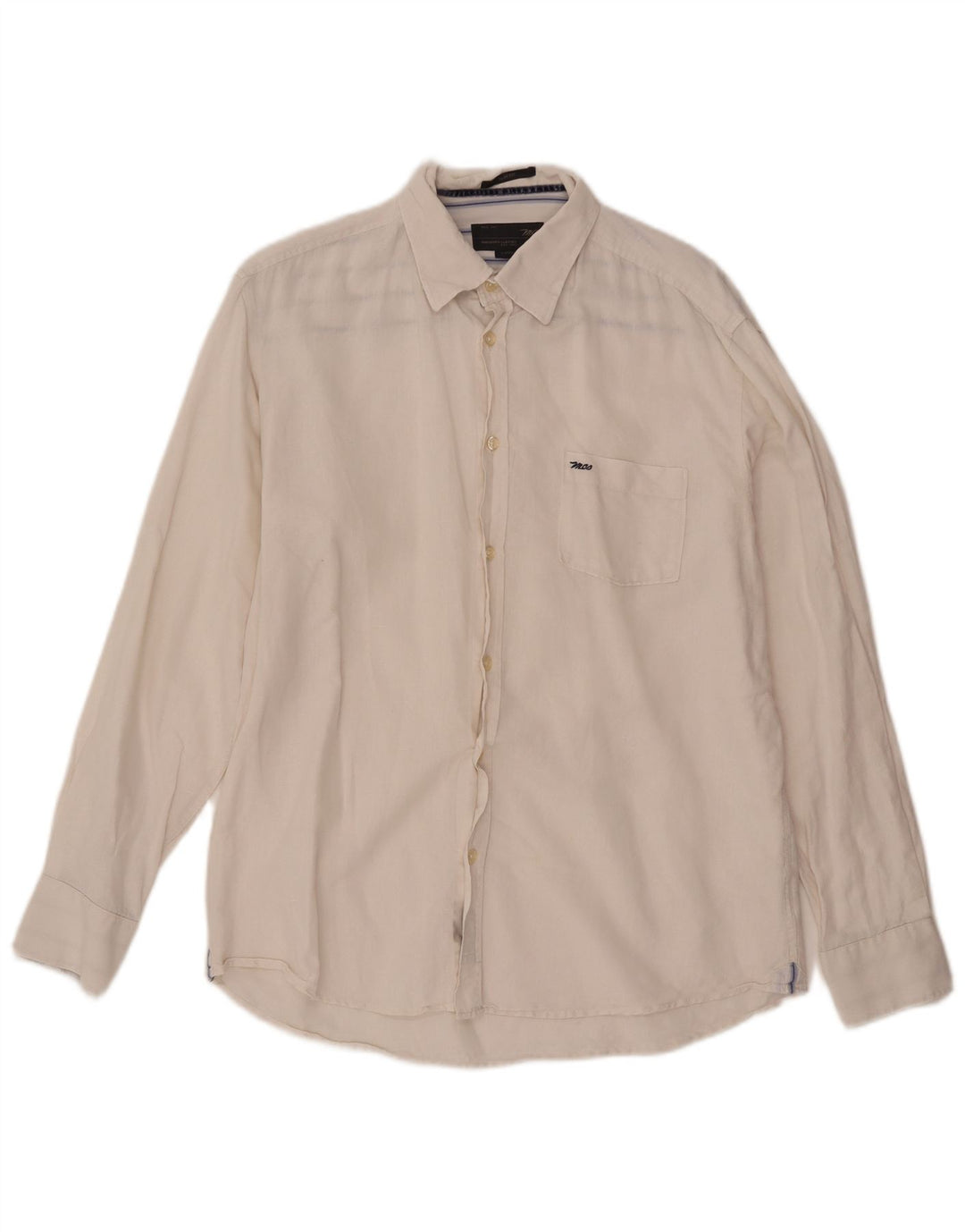 Marlboro Classics Herre Slim Fit Skjorte Large White