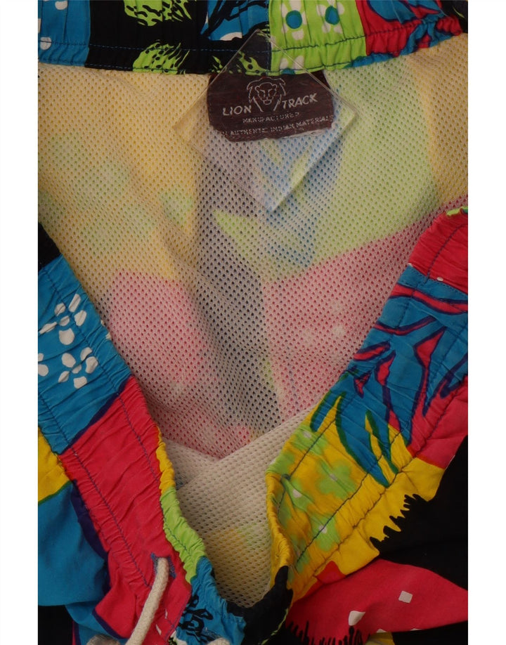 VINTAGE Badeshorts til mænd Medium flerfarvet blomster