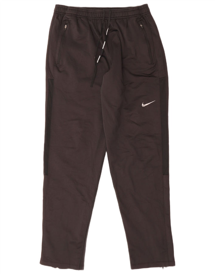 NIKE Dri Fit træningsdragtsbukser til kvinder UK 14 Stor sort polyester