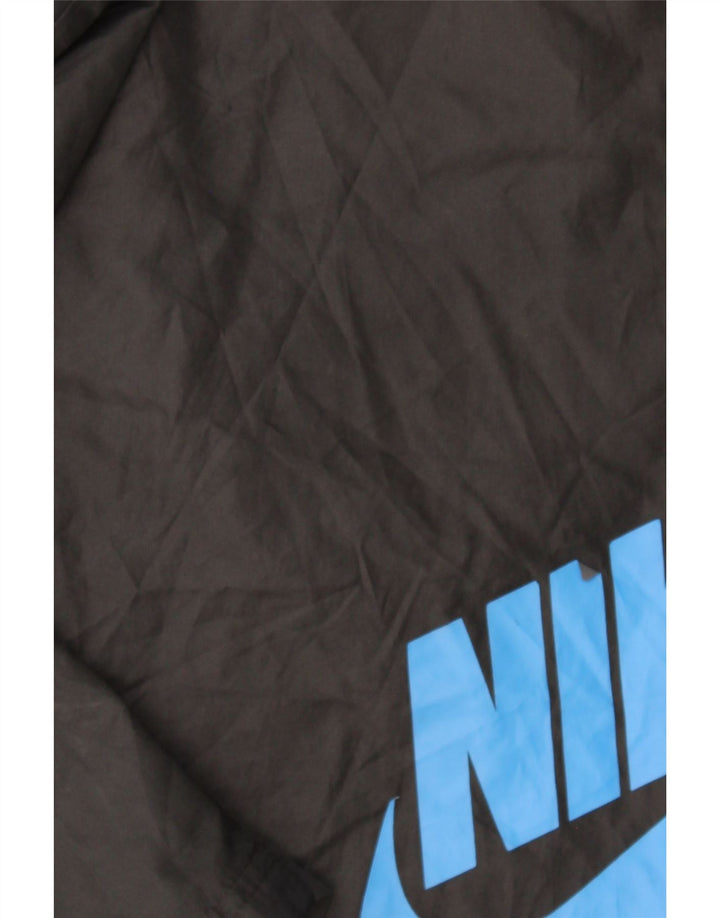 Nike grafiske sportsshorts til mænd, store sorte polyester