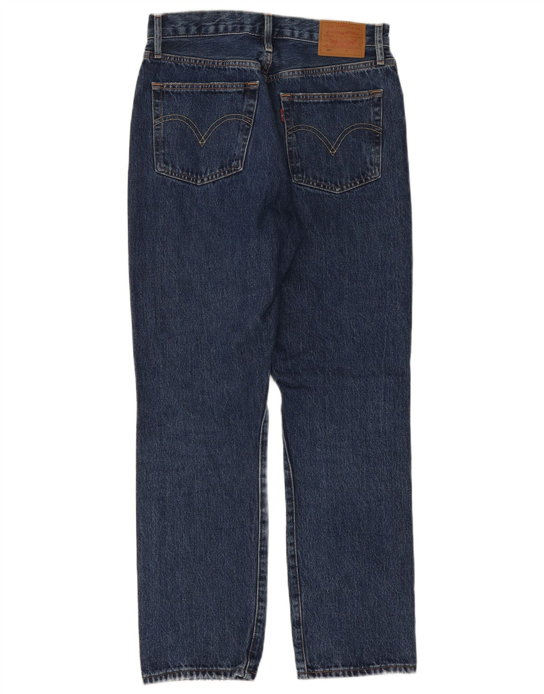 Levi's Herre 501 Straight Jeans W28 L28 Blå Bomuld