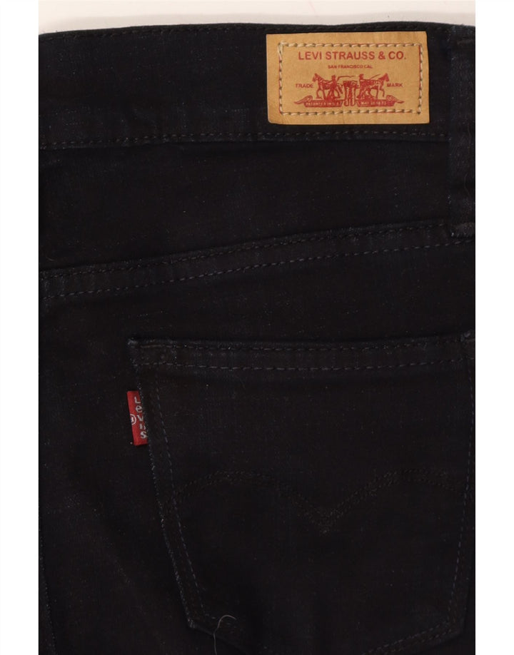 LEVI'S Womens Skinny Jeans W28 L26  Black Cotton Vintage Levi's and Second-Hand Levi's from Messina Hembry 