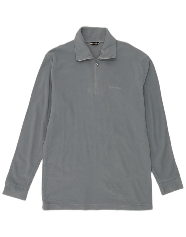 Campagnolo herre lynlås hals fleece jumper stor grå polyester