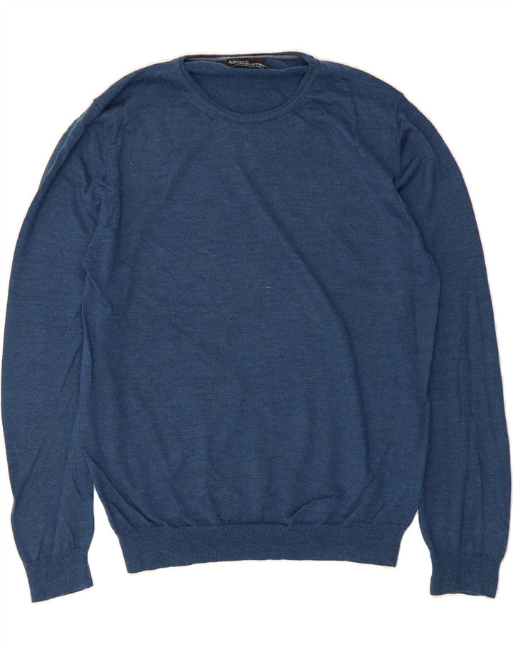 AUTOGRAPH  Mens Slim Fit Crew Neck Jumper Sweater Large Navy Blue Vintage Autograph and Second-Hand Autograph from Messina Hembry 