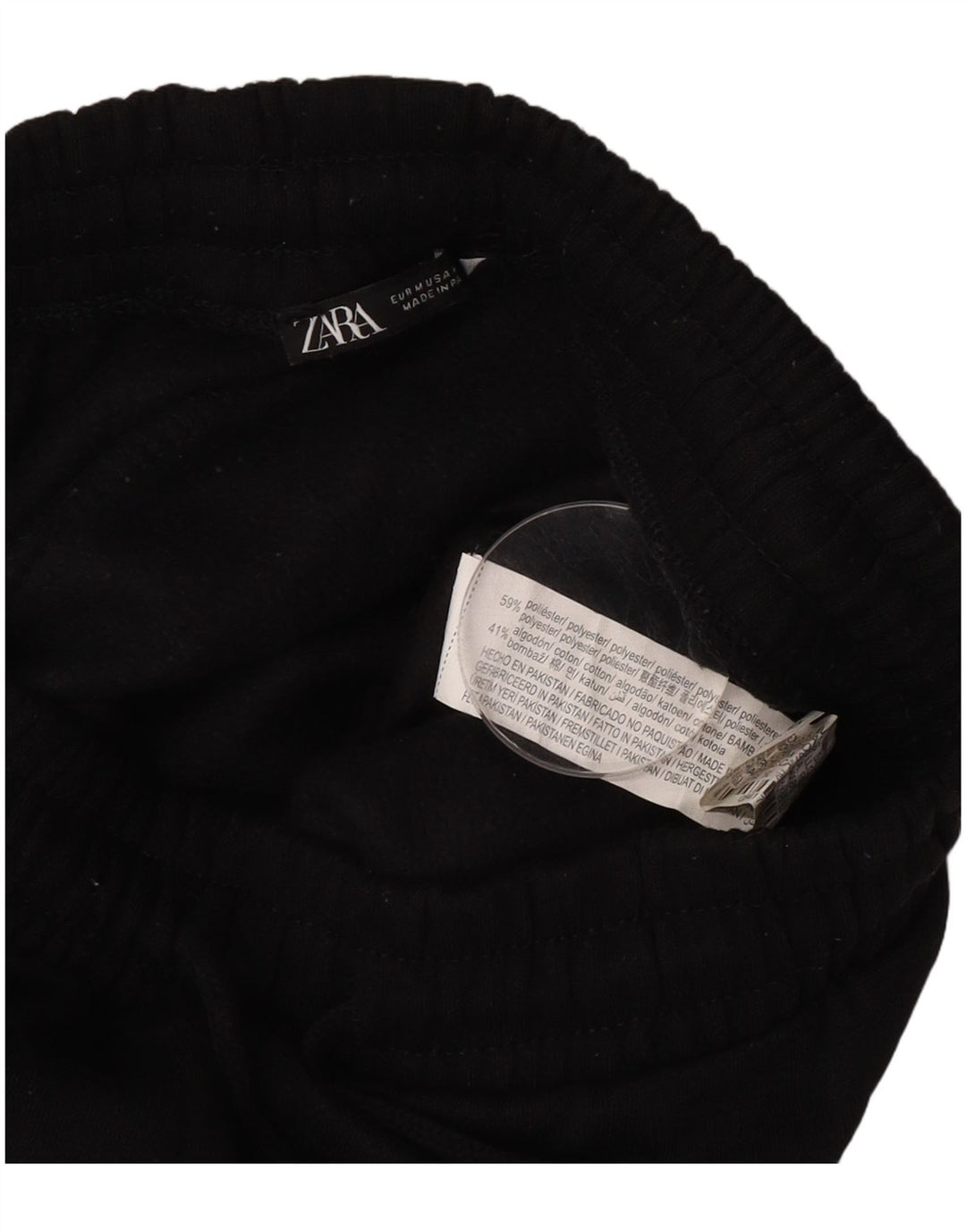 Zara træningsdragt til kvinder Joggers UK 12 Medium Black Polyester