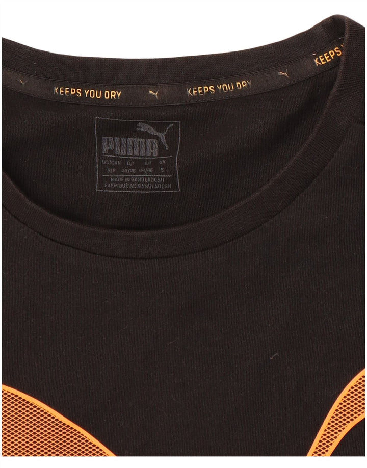 PUMA Herre grafisk T-shirt Top Lille Sort