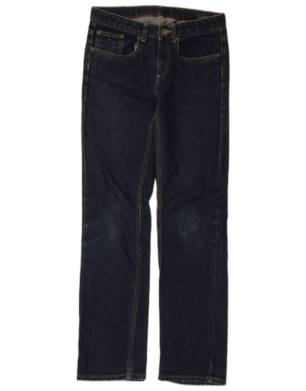 Tommy Hilfiger drenge lige jeans 15-16 år W30 L31 marineblå bomuld