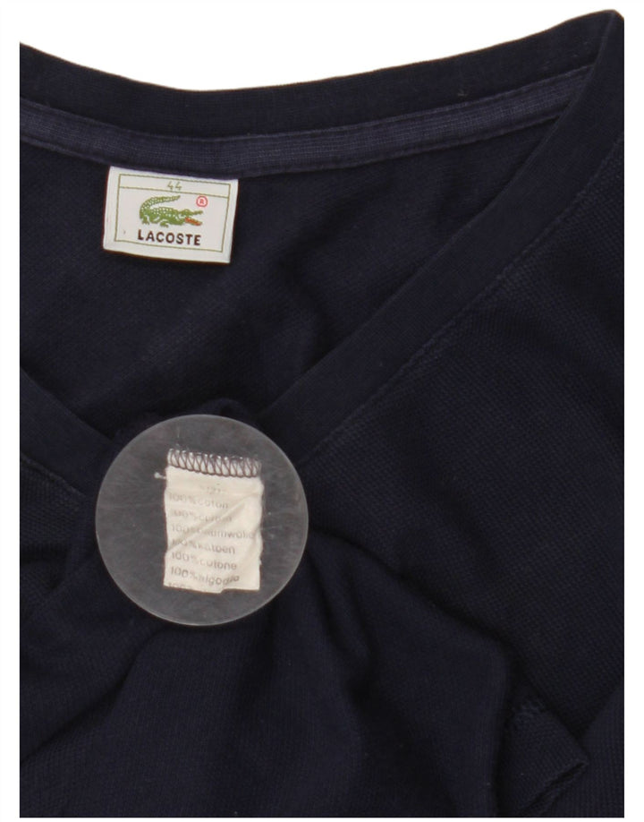 LACOSTE Damevest Top Str. 44 Large Marineblå Bomuld