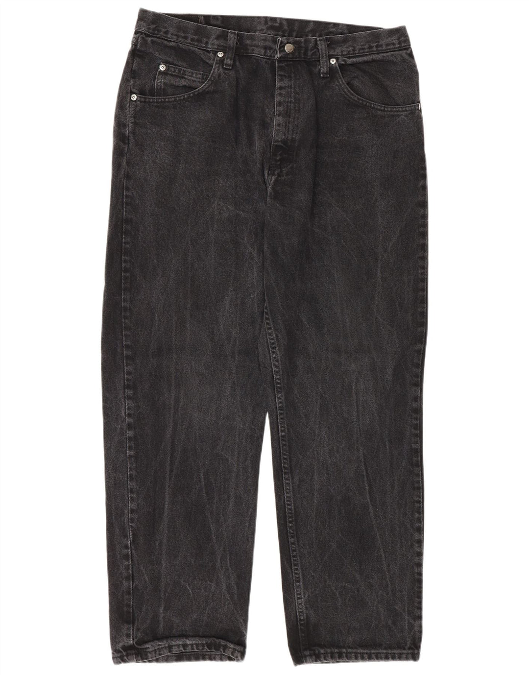 Wrangler Herre Relaxed Fit Straight Jeans W36 L30 Grå Bomuld