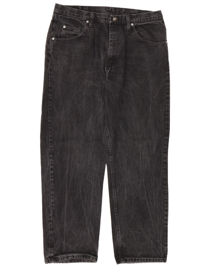 Wrangler Herre Relaxed Fit Straight Jeans W36 L30 Grå Bomuld