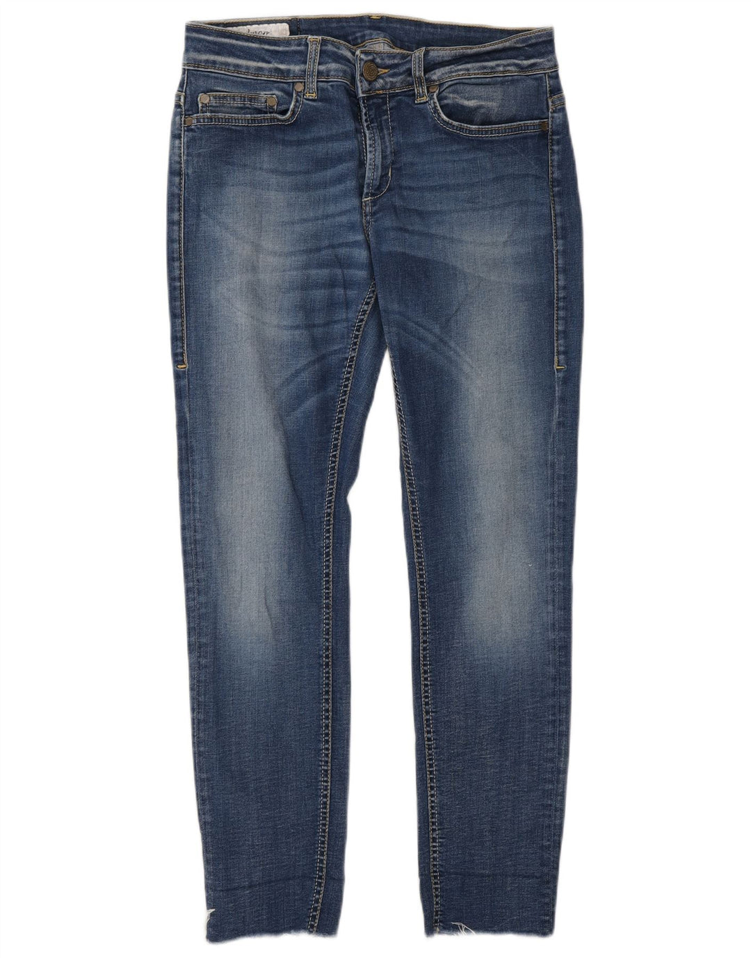 Dondup Dame Slim Jeans W29 L27 Blå Bomuld