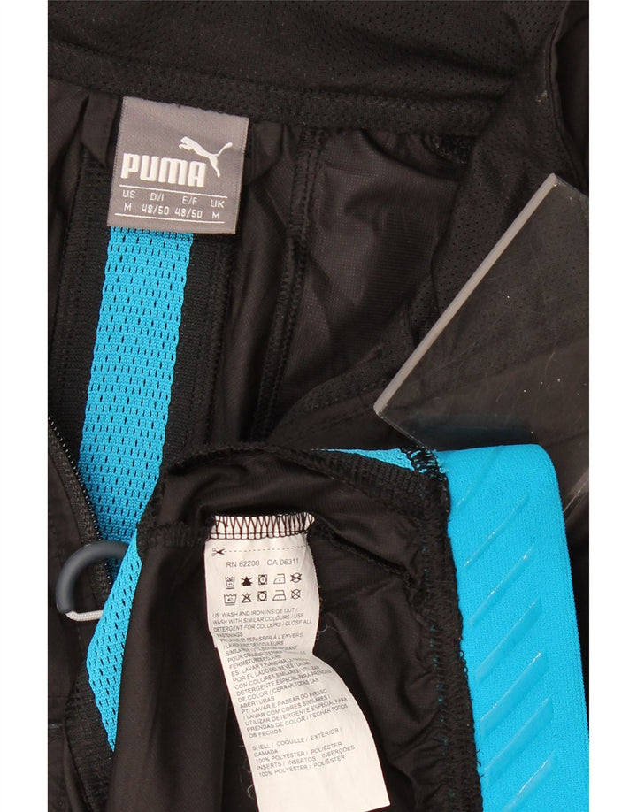 PUMA Træningsdragt til mænd Topjakke Medium Sort Colourblock Polyester