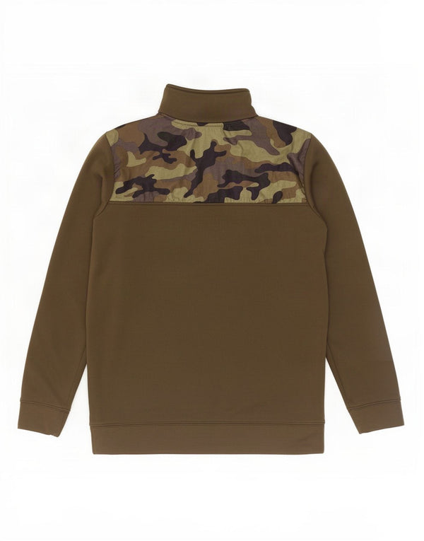 The North Face Boys Sweatshirt Jumper 14-15 år XL Khaki Camouflage