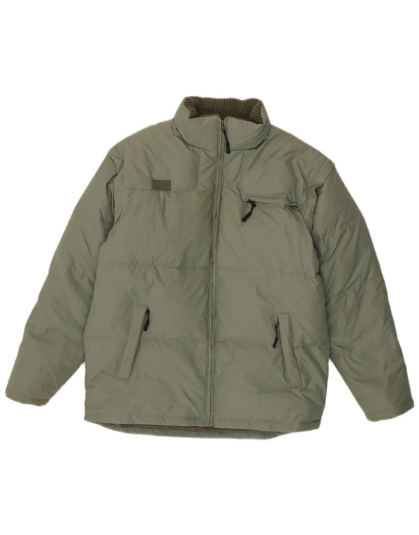 FILA Polstret Herrejakke UK 40 Stor Grøn Polyamid