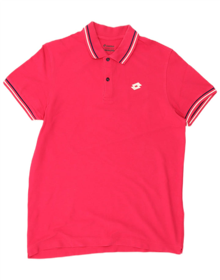 Lotto Herre Polo Shirt Large Pink