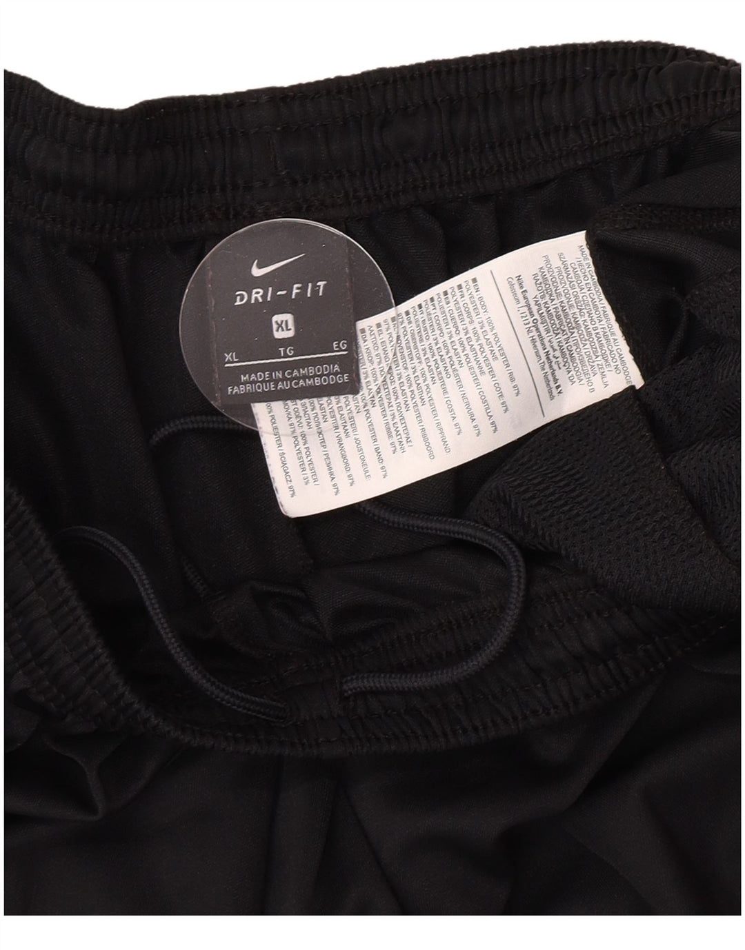 Nike drenge Dri Fit træningsdragt bukser 13-14 år XL sort polyester