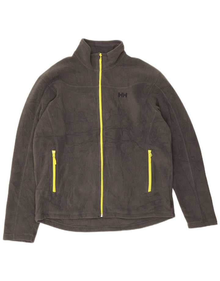 Helly Hansen Herre Fleecejakke UK 40 Stor Grå Polyester