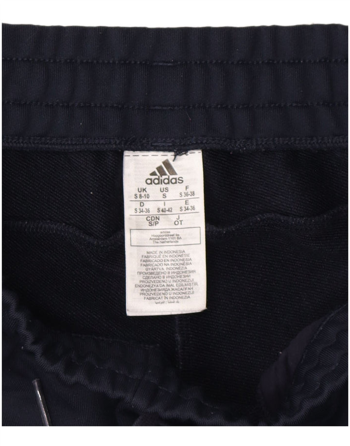 Adidas træningsdragt til kvinder Joggers UK 8/10 Small Navy Blue Polyester