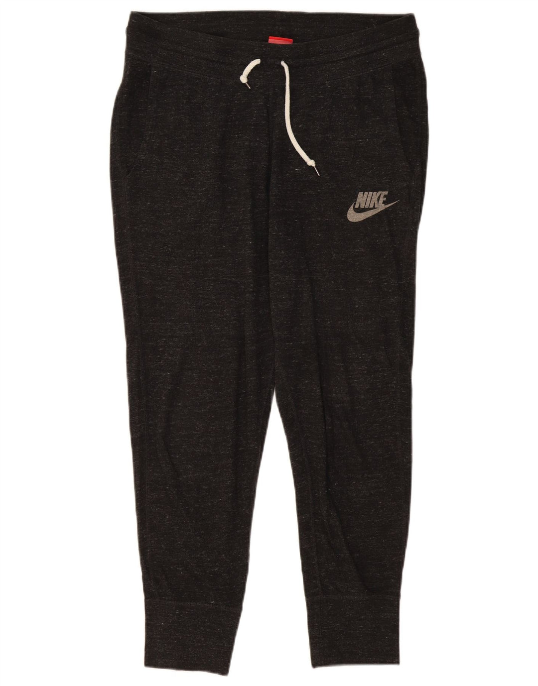 NIKE træningsbukser til kvinder Joggers UK 16 Stor grå flækket bomuld