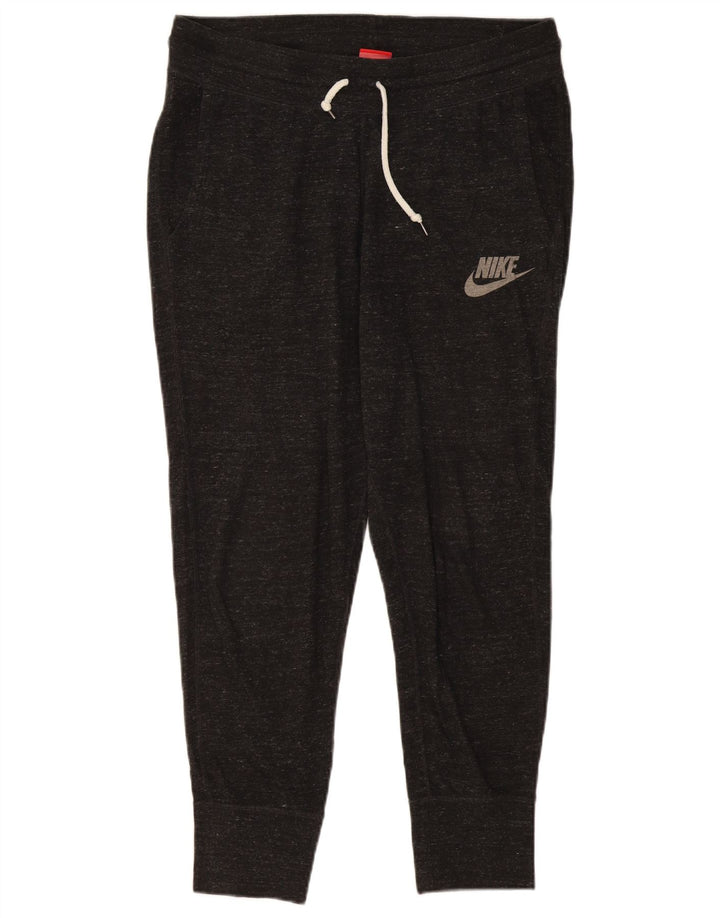 NIKE træningsbukser til kvinder Joggers UK 16 Stor grå flækket bomuld