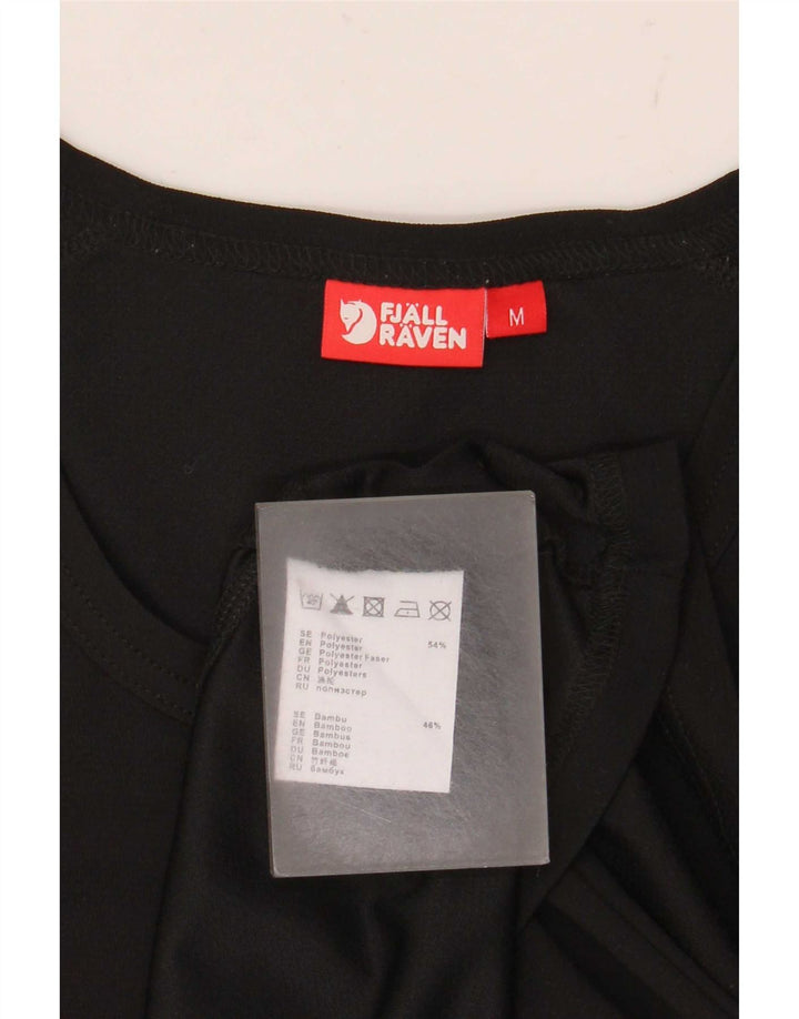Fjall Raven T-Shirt Top UK 14 Medium Sort Polyester