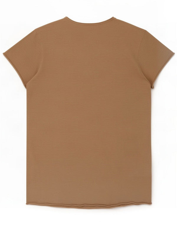 Jack & Jones Herre T-shirt Top Medium Beige Flecked Bomuld