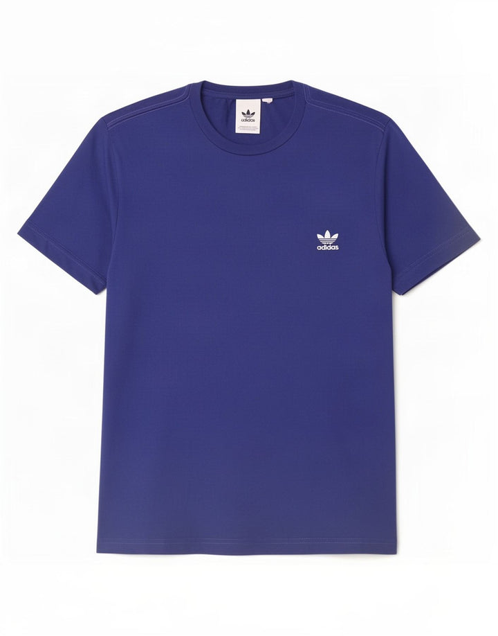 Adidas herre T-shirt top mellem marineblå bomuld