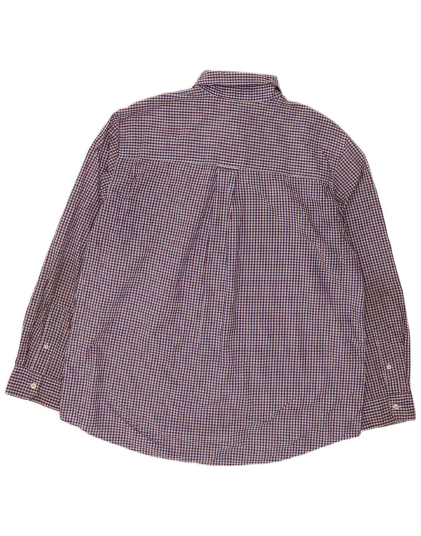 Chaps Herreskjorte XL Blå Gingham Bomuld