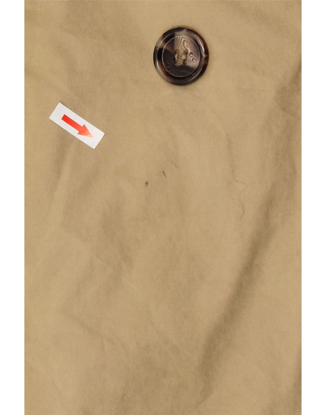 Zara Dame Trench Coat UK 14 Medium Beige Bomuld