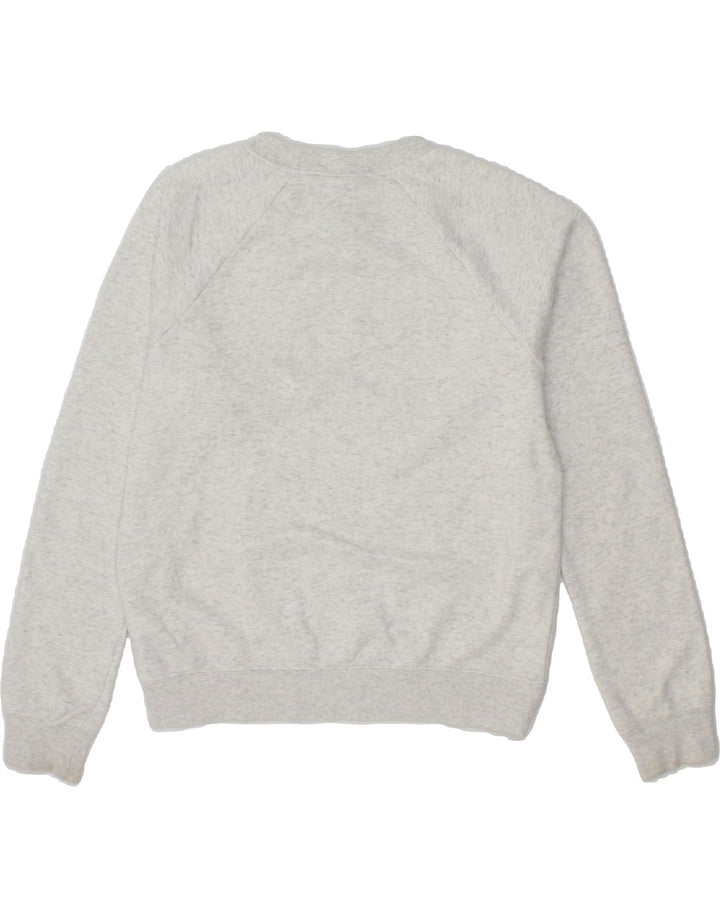 NIKE Womens Oversized Graphic Sweatshirt Jumper UK 6 XS Grey Cotton Vintage Nike and Second-Hand Nike from Messina Hembry 