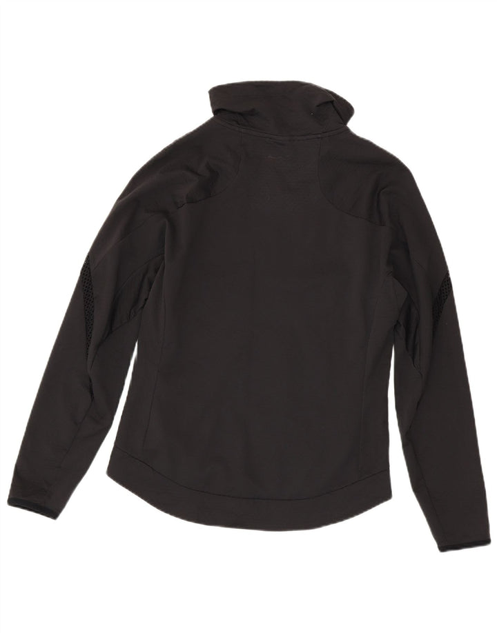 Nike Herre Dri Fit Pullover med lynlås-hals Træningsdragt Top Lille sort polyester