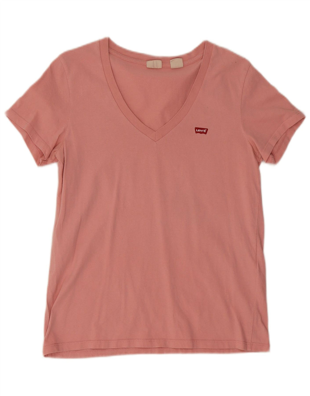 Levi's Dame T-Shirt Top UK 10 Lille Pink Bomuld