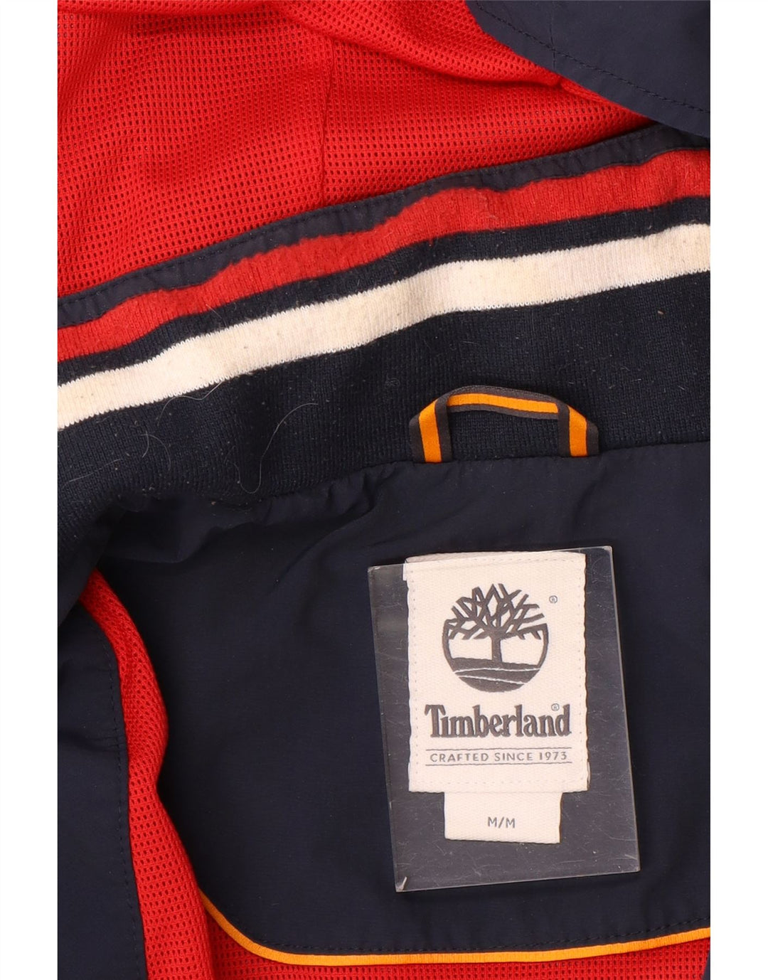 Timberland Herre Hooded Bomber Jacket UK 38 Medium Navy Blue