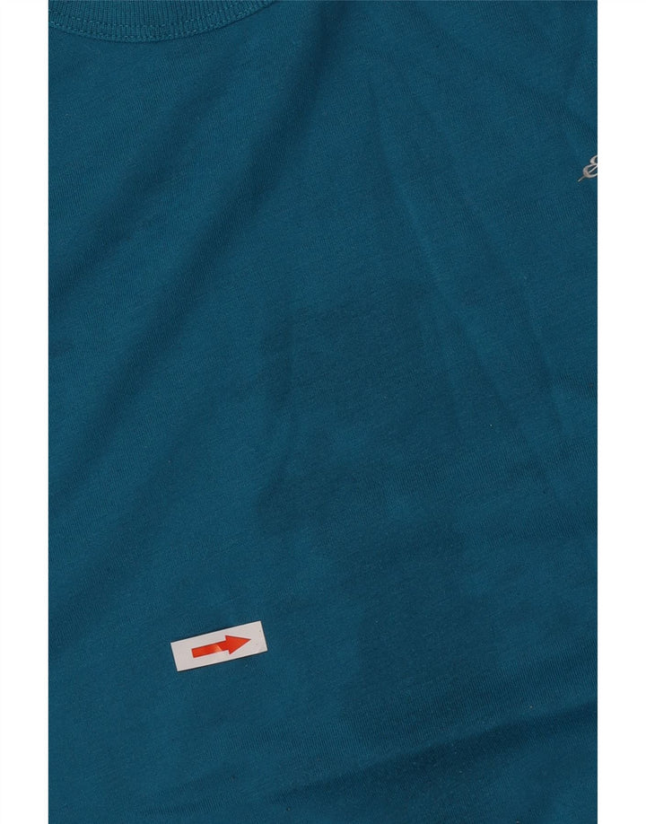 Eddie Bauer Boys T-Shirt Top 14-15 År Stor Blå Polyester